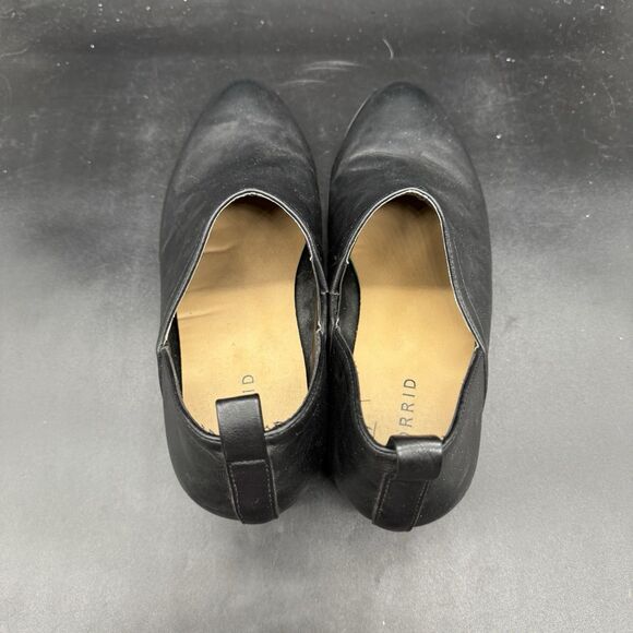 Torrid Womens Size 8.5 Black Low Cut Slip On Ankle Bootie Casual - Picture 5 of 7